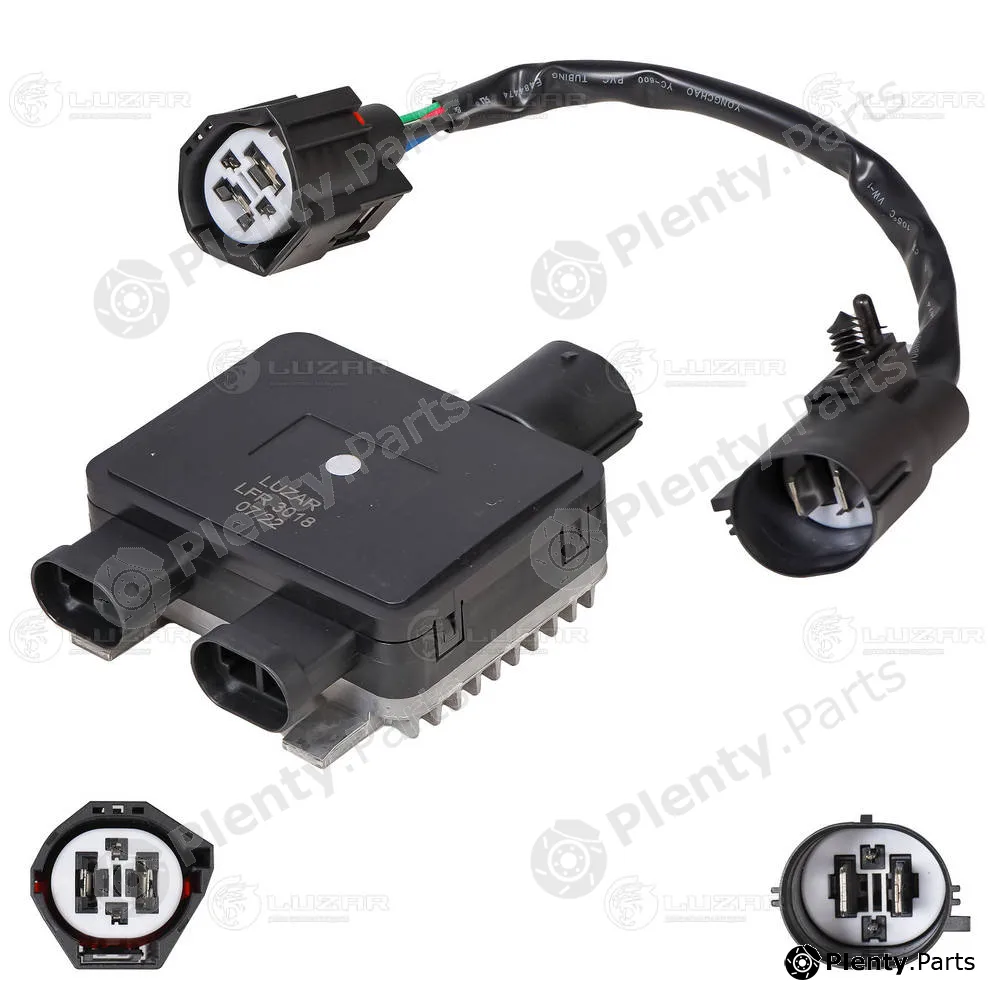 Luzar LFR3018 — Series resistor, electric motor (radiator fan)