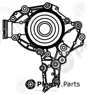 Luzar LWP1514 — Water Pump, engine cooling