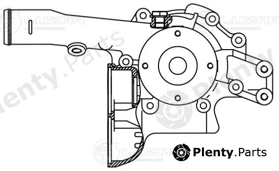 Luzar LWP1543 — Water Pump, engine cooling
