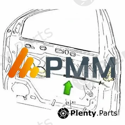 PMM AL35148 — Cable Pull, door release