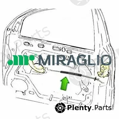 Miraglio 35/148 — Cable Pull, door release