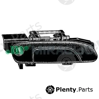 Miraglio 80.844.02 — Exterior Door Handle