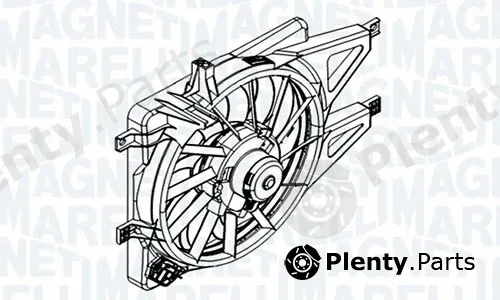 Magneti Marelli - Br W8529001MM — Fan, engine cooling