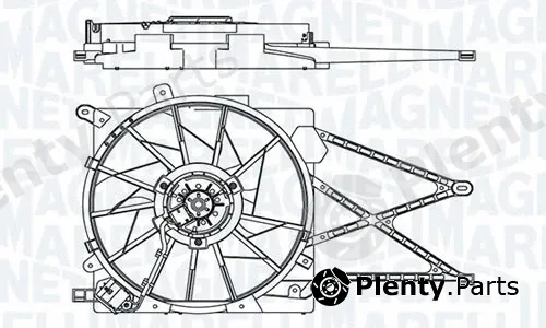 Magneti Marelli - Br 69665MM — Fan, engine cooling