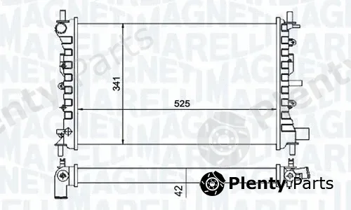 Magneti Marelli - Br RMM1062RFD — Radiator, engine cooling