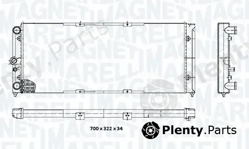 Magneti Marelli - Br RMM376910361 — Radiator, engine cooling