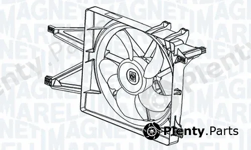 Magneti Marelli - Br X2076001MM — Fan, engine cooling
