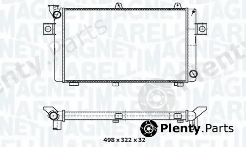 Magneti Marelli - Br RMM376910401 — Radiator, engine cooling