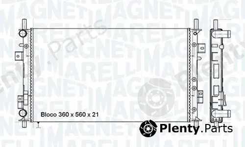 Magneti Marelli - Br RMM339001M — Radiator, engine cooling