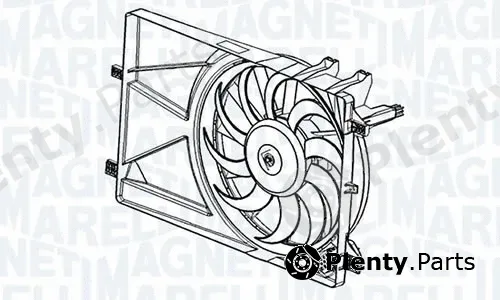 Magneti Marelli - Br X2075001MM — Fan, engine cooling