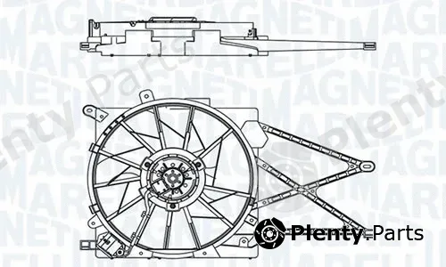 Magneti Marelli - Br 69667MM — Fan, engine cooling