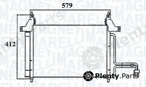 Magneti Marelli - Br 351300401MM — Condenser, air conditioning