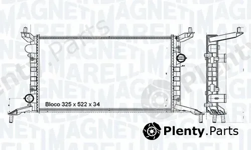 Magneti Marelli - Br RMM328001M — Radiator, engine cooling