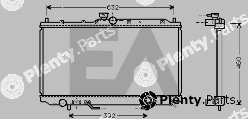 Eaclima 31R51070 — Radiator, engine cooling