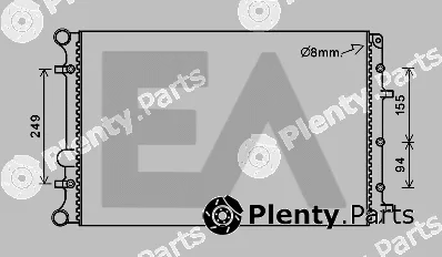 Eaclima 31R77132 — Radiator, engine cooling