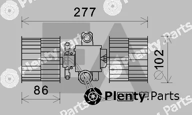 Eaclima 42A61001 — Electric Motor, interior blower