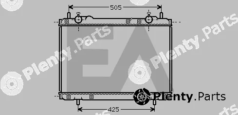 Eaclima 31R25051 — Radiator, engine cooling