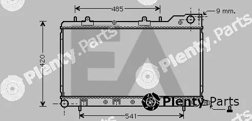 Eaclima 31R68023 — Radiator, engine cooling