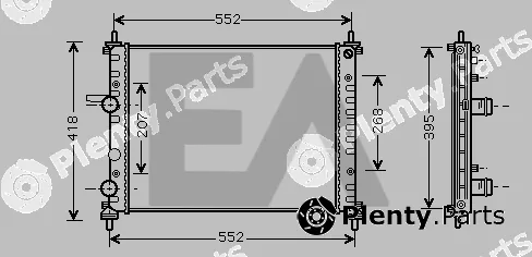 Eaclima 31R25056 — Radiator, engine cooling