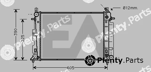 Eaclima 31R62007 — Radiator, engine cooling