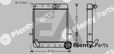 Eaclima 31R18011 — Radiator, engine cooling