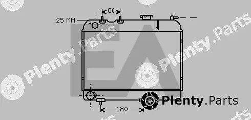 Eaclima 31R60005 — Radiator, engine cooling