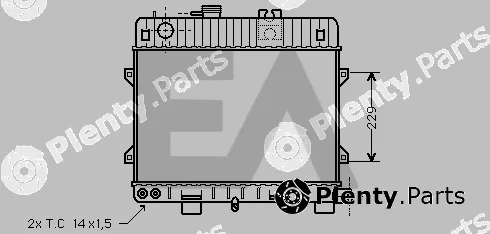 Eaclima 31R07050 — Radiator, engine cooling