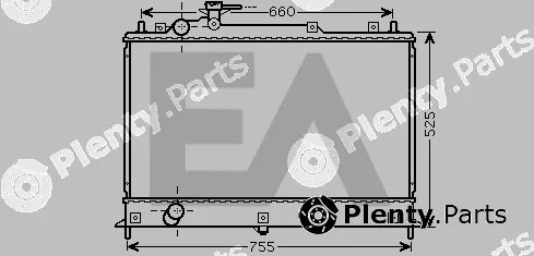Eaclima 31R52113 — Radiator, engine cooling