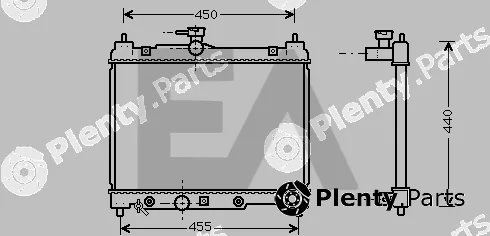 Eaclima 31R71137 — Radiator, engine cooling