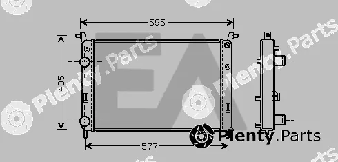 Eaclima 31R25126 — Radiator, engine cooling