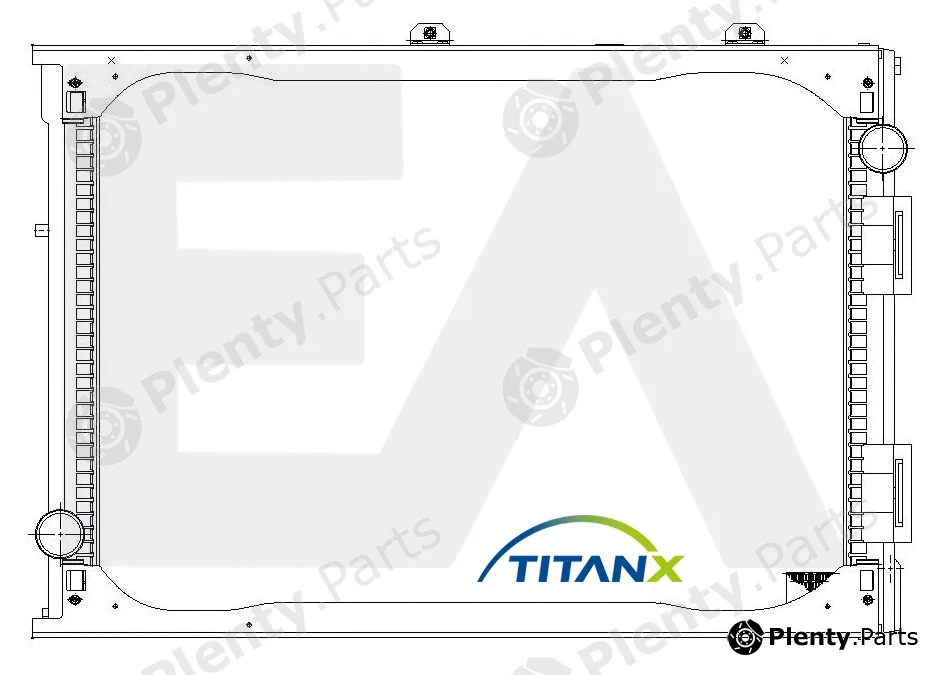 Eaclima 31R47025T — Radiator, engine cooling