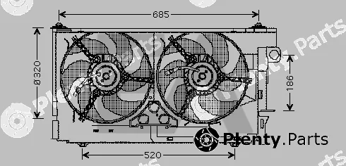 Eaclima 33V10001 — Fan, engine cooling