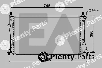 Eaclima 31R52111 — Radiator, engine cooling