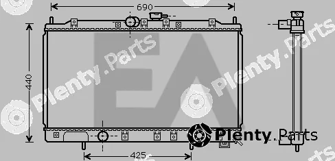 Eaclima 31R51046 — Radiator, engine cooling