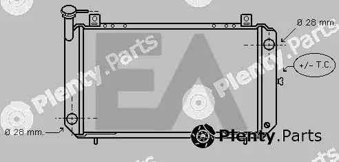Eaclima 31R18032 — Radiator, engine cooling