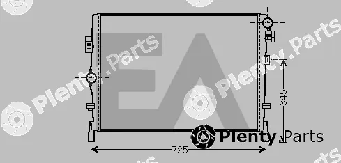 Eaclima 31R12029 — Radiator, engine cooling