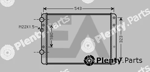 Eaclima 31R77114 — Radiator, engine cooling