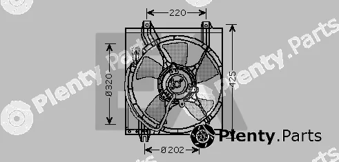 Eaclima 33V51025 — Fan, engine cooling