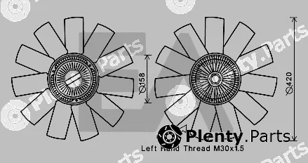 Eaclima 35C50C01 — Fan Wheel, engine cooling