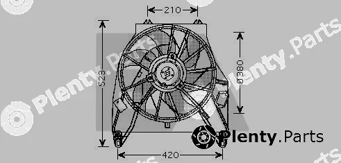 Eaclima 33V60021 — Fan, engine cooling