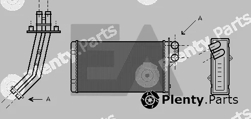 Eaclima 45C60011 — Heat Exchanger, interior heating