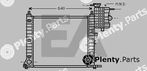 Eaclima 31R50084 — Radiator, engine cooling
