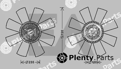 Eaclima 35C59C02 — Fan Wheel, engine cooling