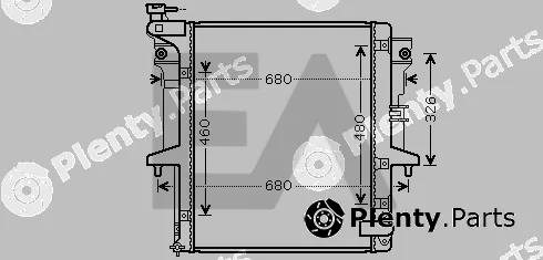 Eaclima 31R51001 — Radiator, engine cooling