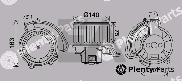 Eaclima 42A54025 — Electric Motor, interior blower