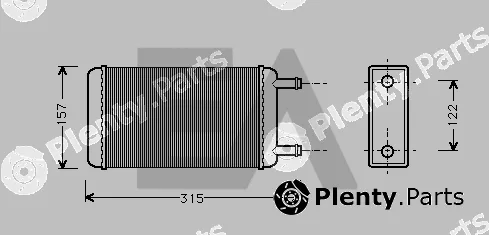 Eaclima 45C22005 — Heat Exchanger, interior heating