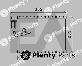 Eaclima 43B02010 — Evaporator, air conditioning