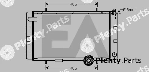 Eaclima 31R05008 — Radiator, engine cooling