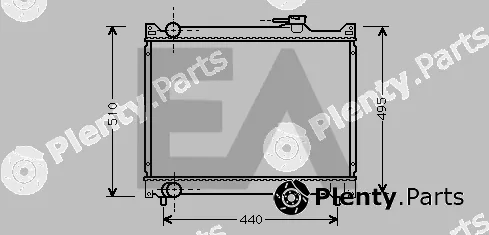 Eaclima 31R69001 — Radiator, engine cooling