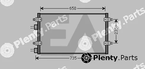 Eaclima 30C40006 — Condenser, air conditioning